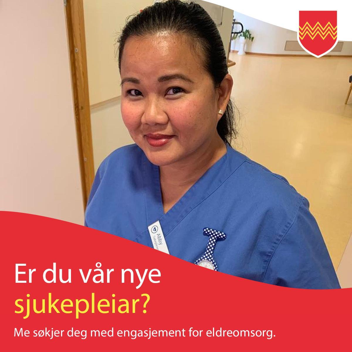 Promo bilete ang ledig stilling som sjukepleiar - Klikk for stort bilete